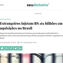 Estrangeiros injetam R$ 161 bilhes em aquisies no Brasil